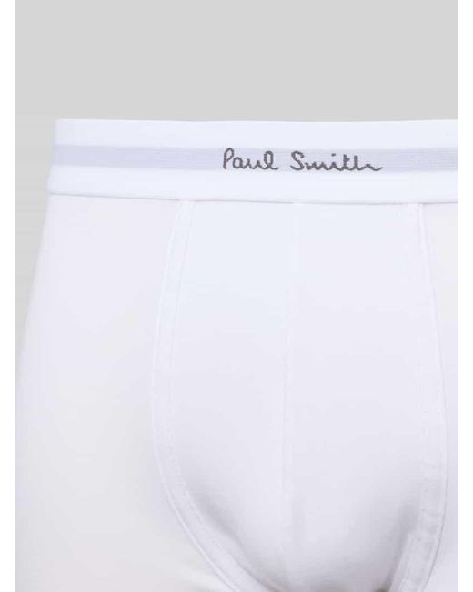 Paul Smith Trunks mit elastischem Label-Bund im 5er-Pack in White für Herren