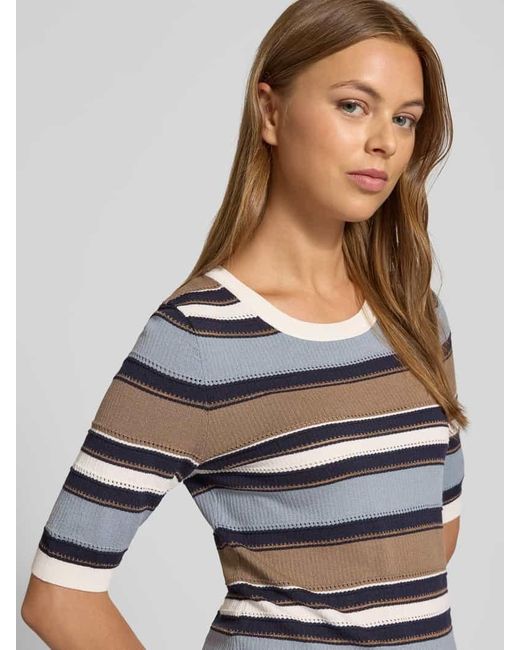 Comma, Multicolor Strickpullover mit 3/4-Arm
