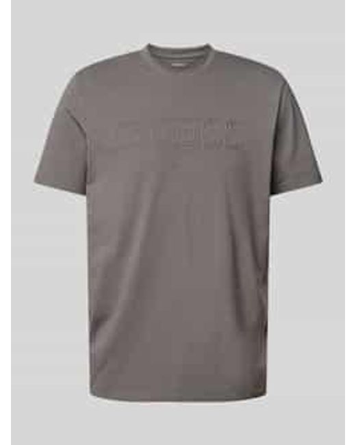 Guess T-shirt Met Labelprint in het Gray voor heren