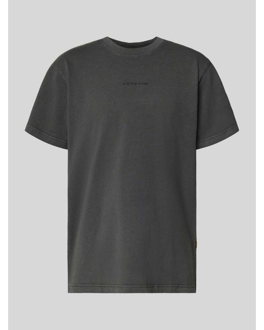 G-Star T-Shirt Met Labelpatch in het Black voor heren