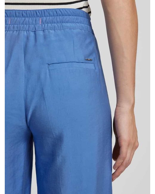 Brax Blue Regular Fit Stoffhose Mit Elastischem Bund Modell 'Style.Maine'