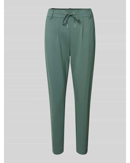 ONLY Green Regular Fit Stoffhose Aus Viskose-Mix Modell 'Poptrash Life Easy'