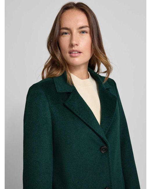 S.oliver Regular Fit Lange Jas Met Wol in het Green