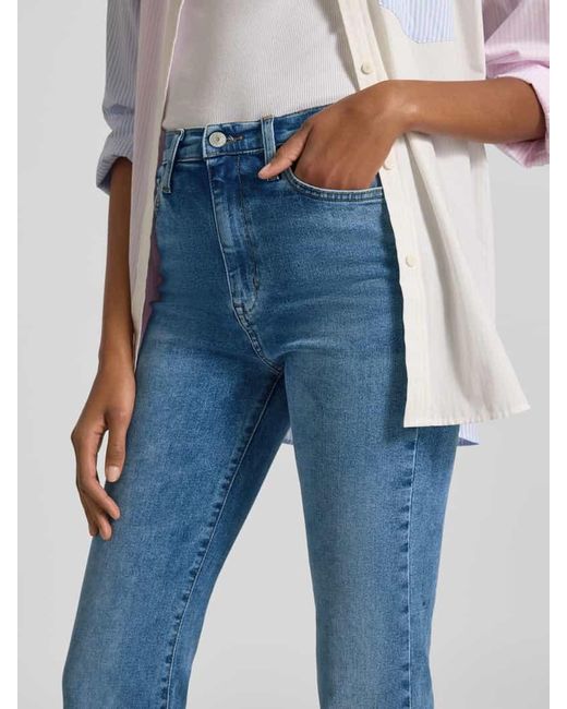 Tommy Hilfiger Blue Flared Jeans aus Baumwoll-Mix