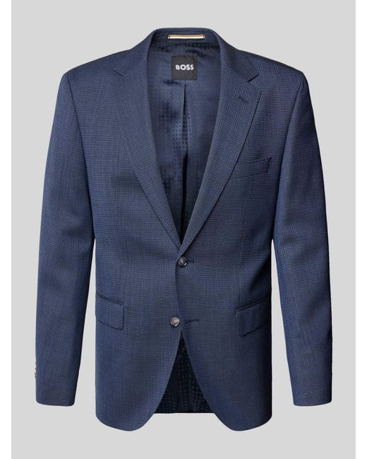 Boss Colbert Met Reverskraag in het Blue voor heren