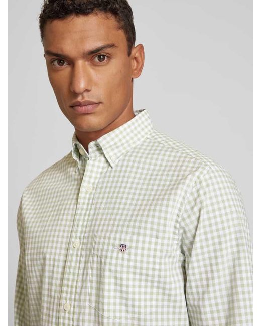 Gant Regular Fit Freizeithemd mit Vichy-Karo Modell 'POPLIN' in Multicolor für Herren