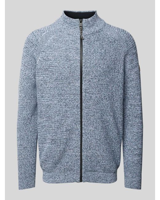 Camel Active Gebreid Jack Met Ritssluiting in het Blue voor heren