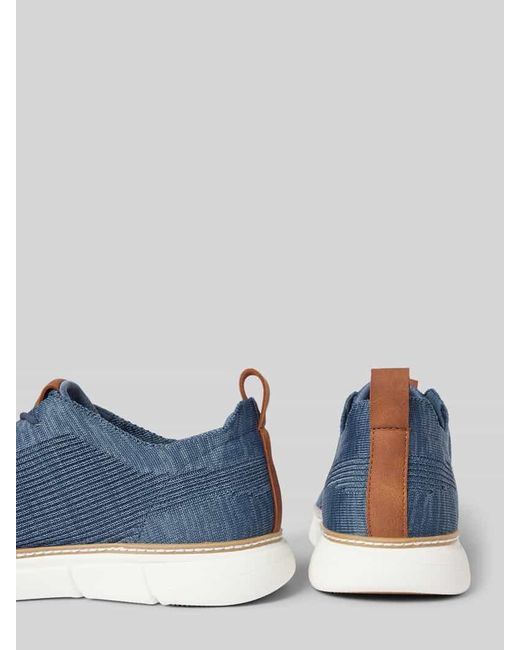 Bugatti Sneaker Mit Label-Stitching Modell 'Pasadena' in Blue für Herren