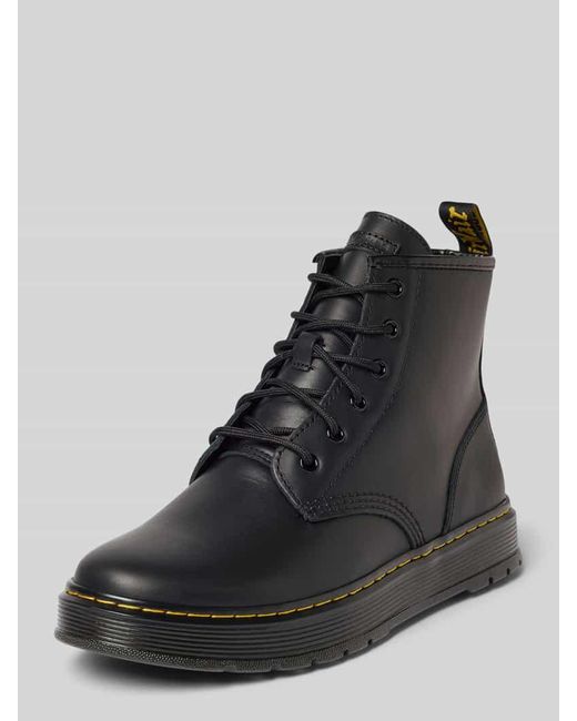 Dr. Martens Boots aus Leder mit Label-Detail Modell 'Brookline Chukka' in Black für Herren