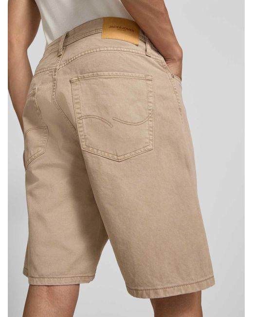 Jack & Jones Denim Shorts in het Natural voor heren