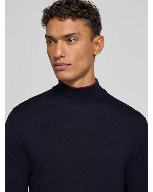 Cruna Strickpullover aus reiner Wolle in Blue für Herren