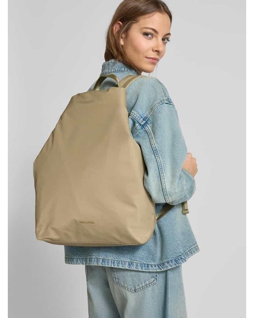 Marc O' Polo Natural Rucksack Mit Baumwoll-Futter Und Shape-Anpassung