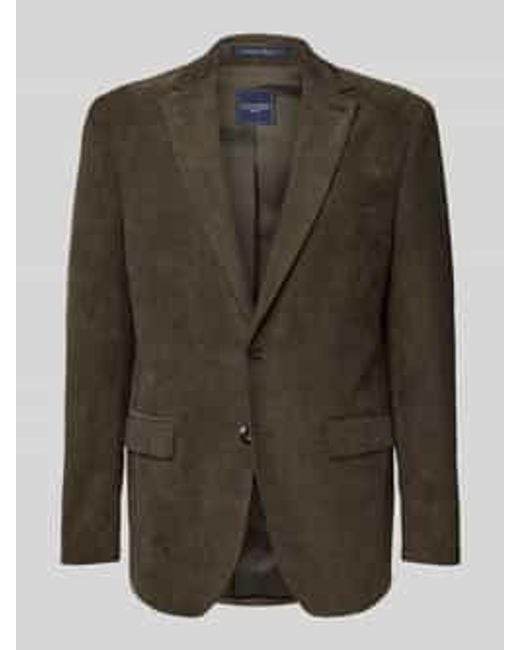 Christian Berg Men Slim Fit Colbert Met Reverskraag in het Green voor heren