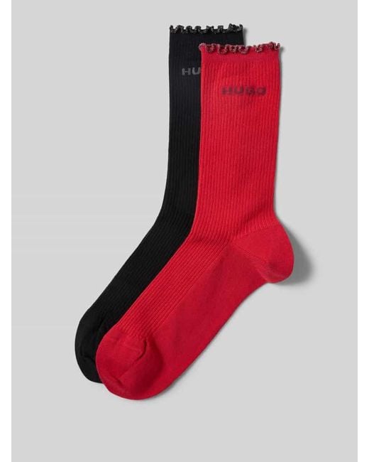 HUGO Red Socken aus Baumwoll-Mix im 2er-Pack