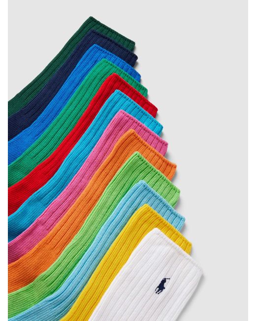 Polo Ralph Lauren Socken mit Logo-Stitching im 12er-Pack in Blue für Herren