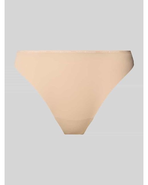 Tommy Hilfiger White String mit Label-Detail