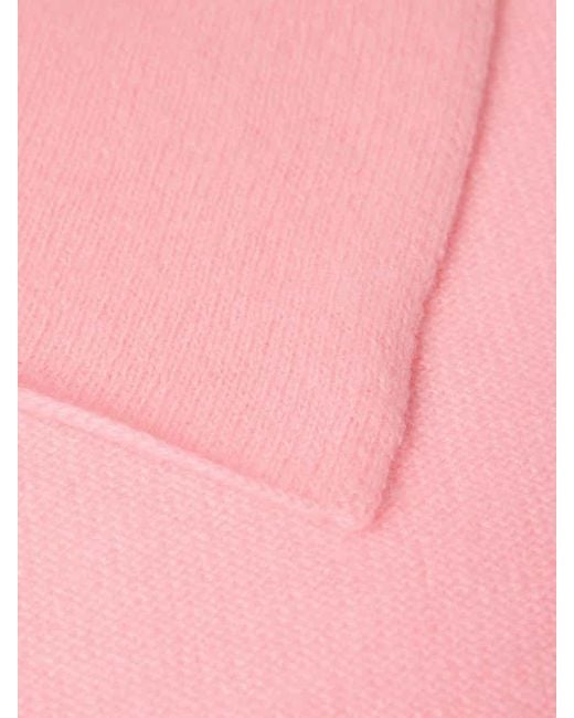 The Mercer N.Y. Kaschmirschal im unifarbenen Design in Pink für Herren