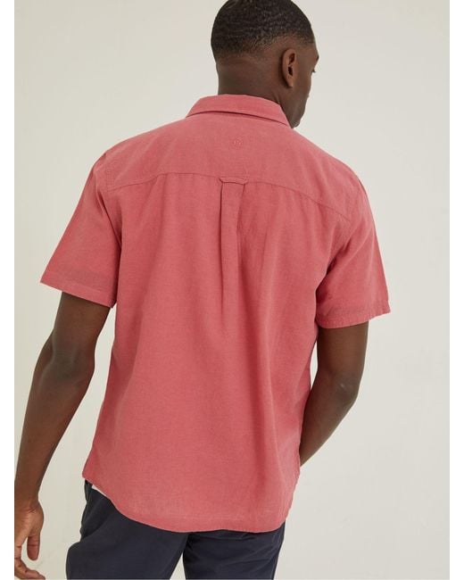 FatFace Pink Fatface Bugle Shirt for men
