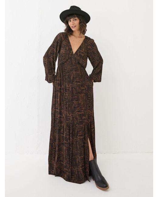 FatFace Brown Fatface Noelle Maxi Dress