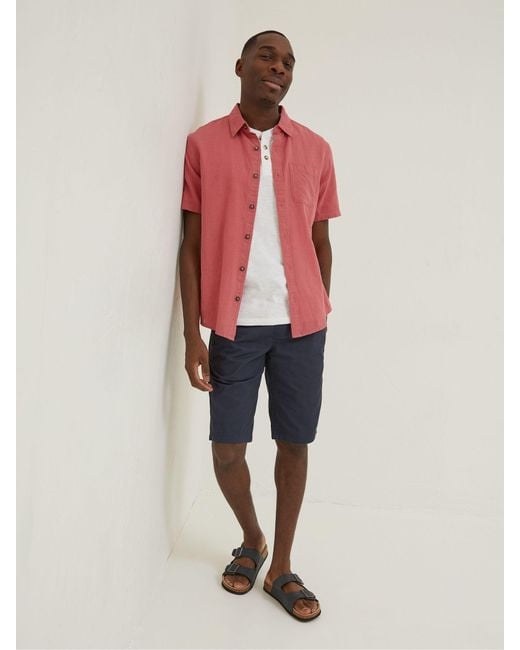 FatFace Pink Fatface Bugle Shirt for men