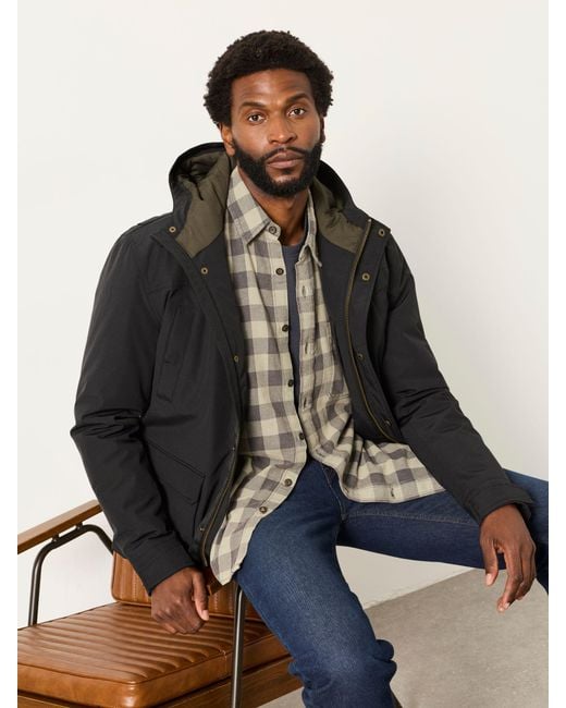 FatFace Natural Fatface Thursby Long Sleeve Relaxed Fit Check Shirt for men
