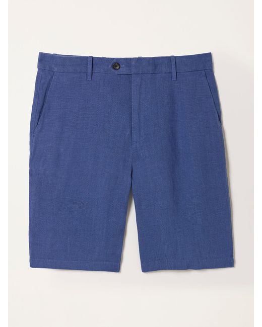 FatFace Blue Fatface Bosbury Linen Chino Shorts for men
