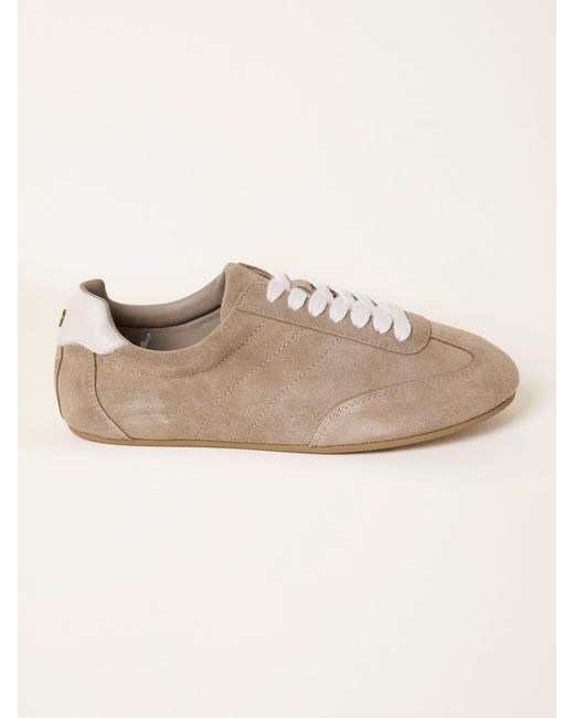 FatFace Natural Fatface Slim Ballet Suede Trainer