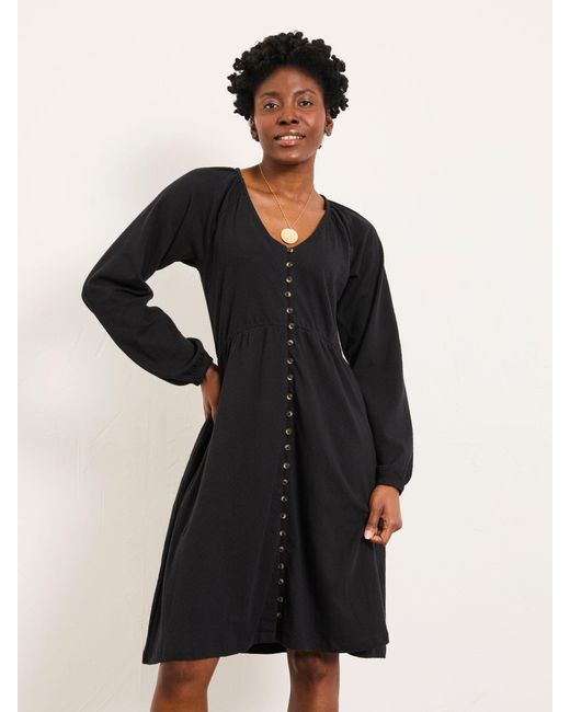 FatFace Black Fatface Em Regular Jersey Dress