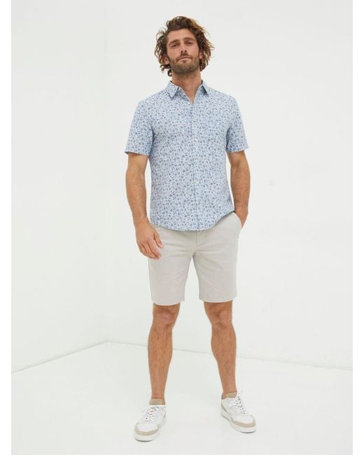 FatFace Blue Fatface Mawes Chinos Shorts for men