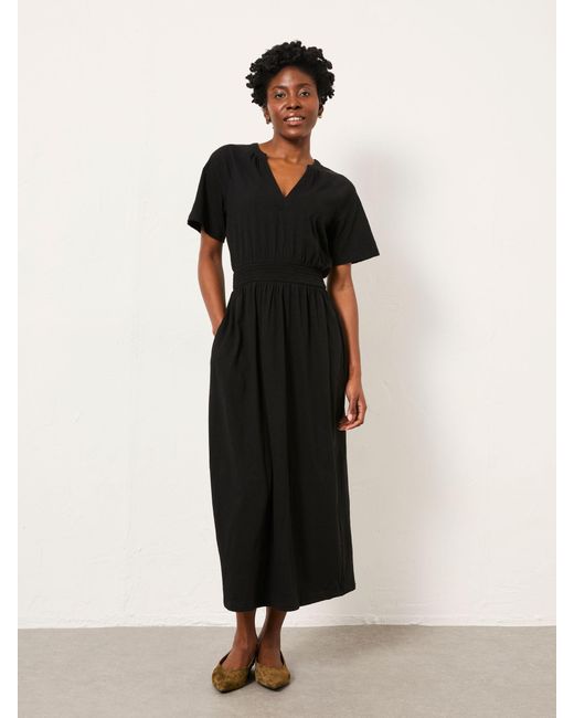 FatFace Black Fatface Alexia Regular Jersey Midi Dress