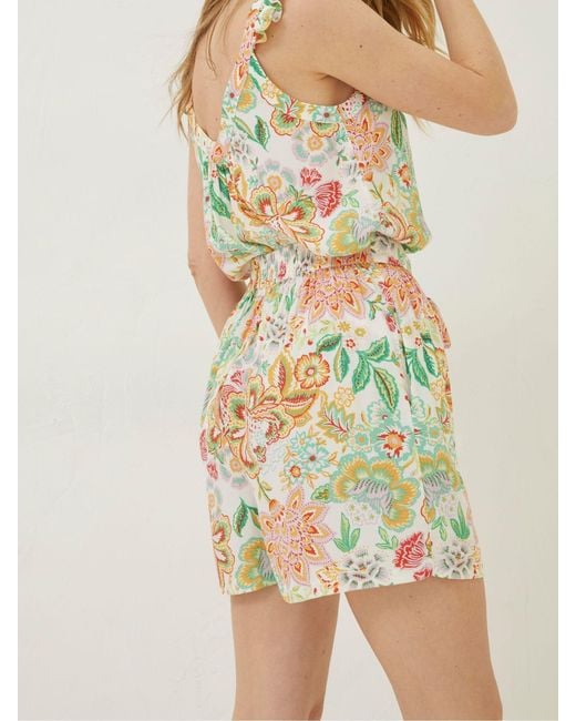 FatFace Natural Fatface Faye Paradise Floral Shorts