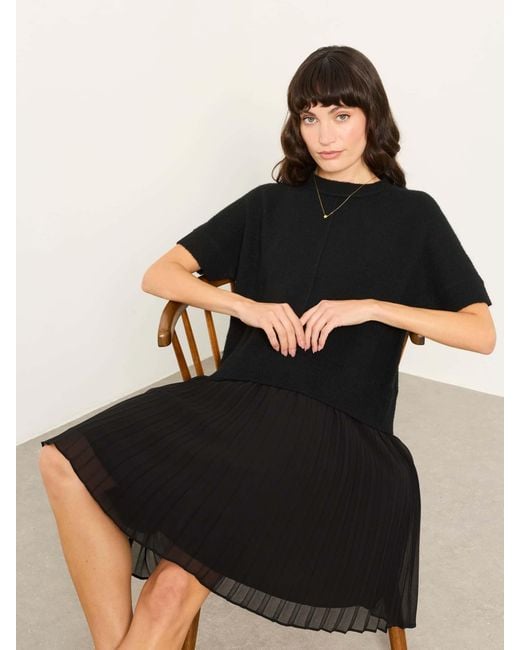 FatFace Black Fatface Susie Petite 2In1 Midi Dress