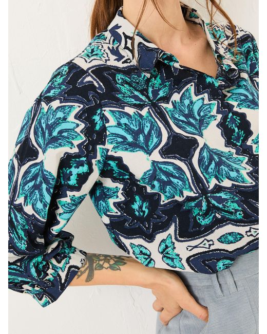 FatFace Blue Fatface Roxi Shirt