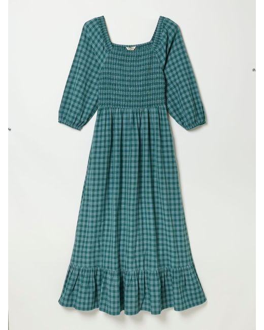 FatFace Green Fatface Adele Petite Midi Dress