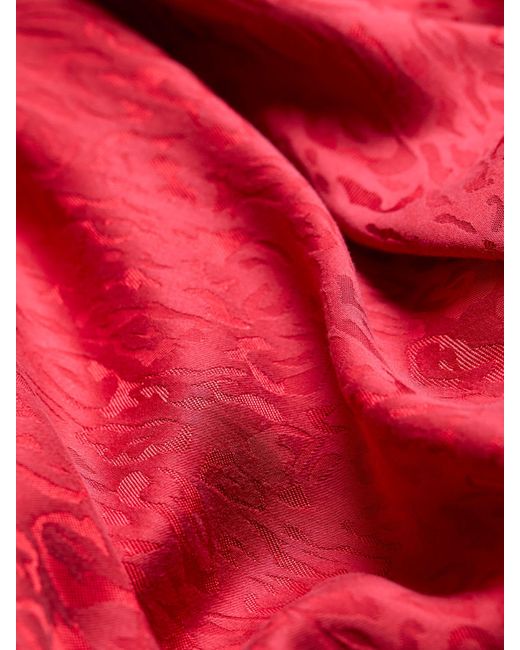 FatFace Red Fatface Malia Jacquard Midi Skirt