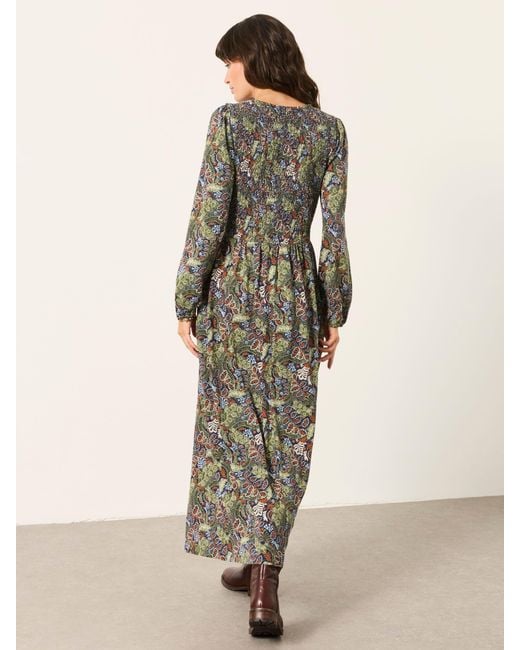 FatFace Natural Fatface Demi Petite Midi Jersey Dress