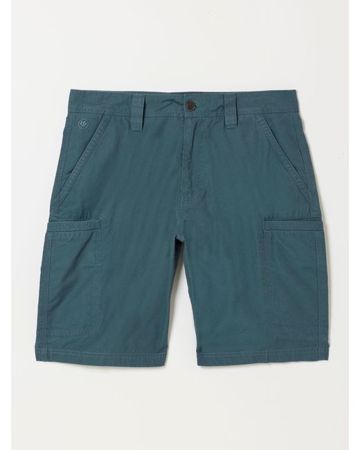 FatFace Blue Fatface Burley Lightweight Cargo Shorts for men