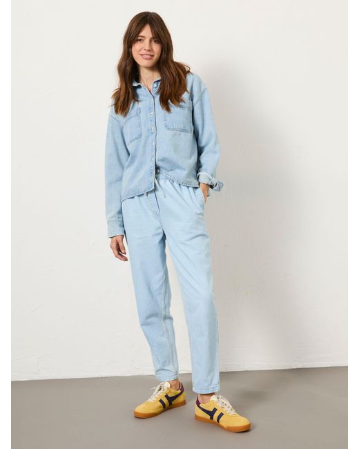 FatFace Blue Fatface Sara Chambray Shirt