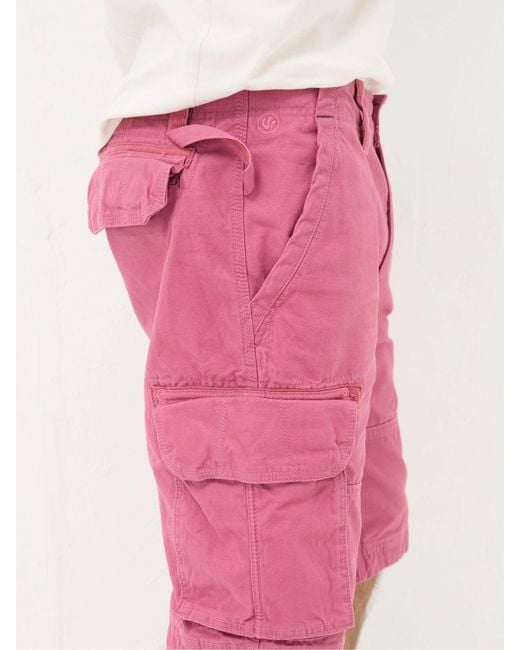 FatFace Pink Fatface Breakyard Cargo Shorts for men