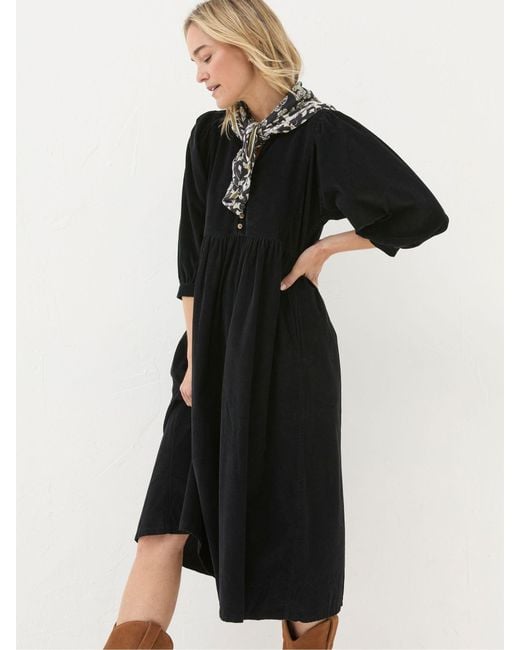 FatFace Black Fatface Ceil Check Dress