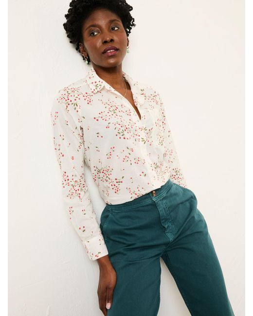 FatFace Natural Fatface Olivia Regular Shirt