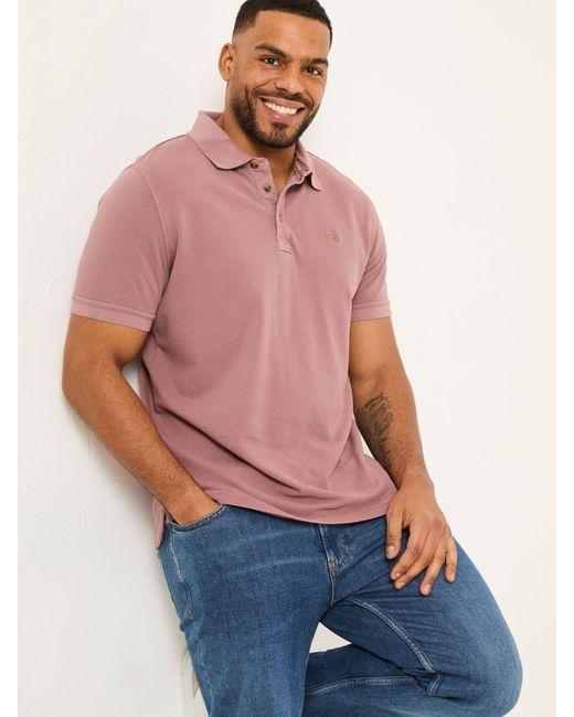 FatFace Red Fatface Pique Polo for men