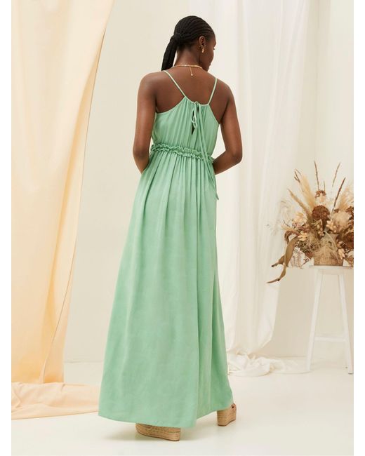 FatFace Green Fatface Maxi Dress