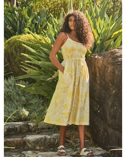 FatFace Green Fatface Emmy Midi Dress
