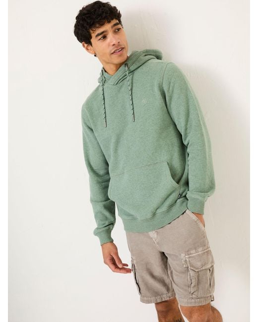 FatFace Green Brooke Overhead Hoodie for men