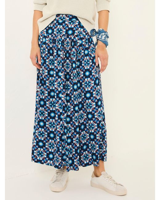 FatFace Blue Fatface Jay Midi Skirt