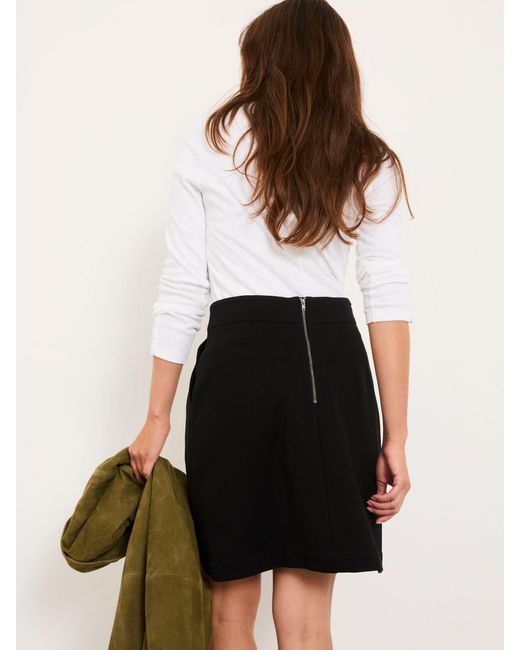FatFace White Fatface Jess Ponte Mini Skirt