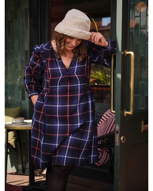 FatFace Blue Fatface Anona Swing Dress