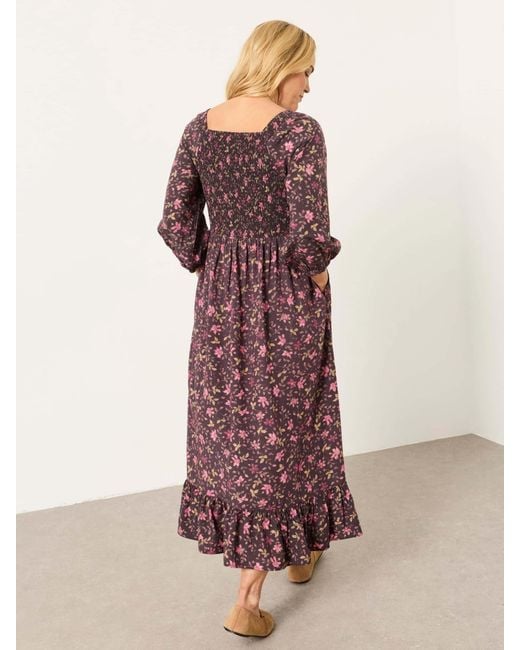 FatFace Purple Fatface Adele Petite Midi Dress