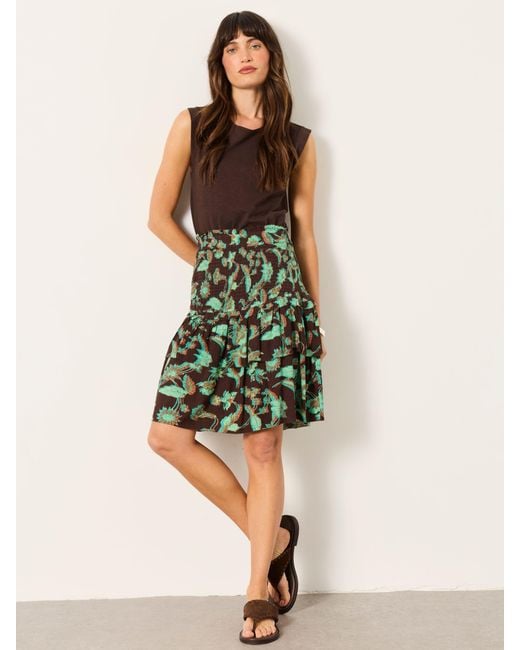 FatFace Green Fatface Maelle Regular Skirt
